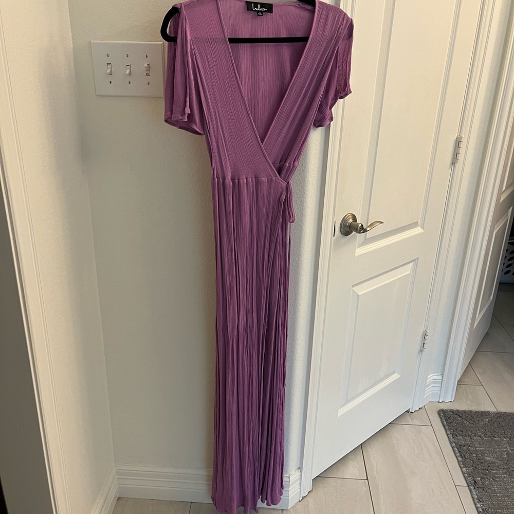 Lulu's Lavender Maxi Dress